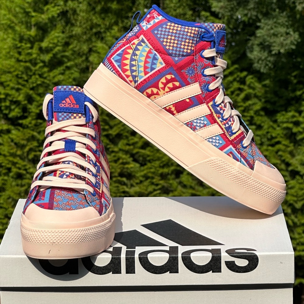 Adidas x Farm Rio Womens Bravada Mid Platform Sneaker